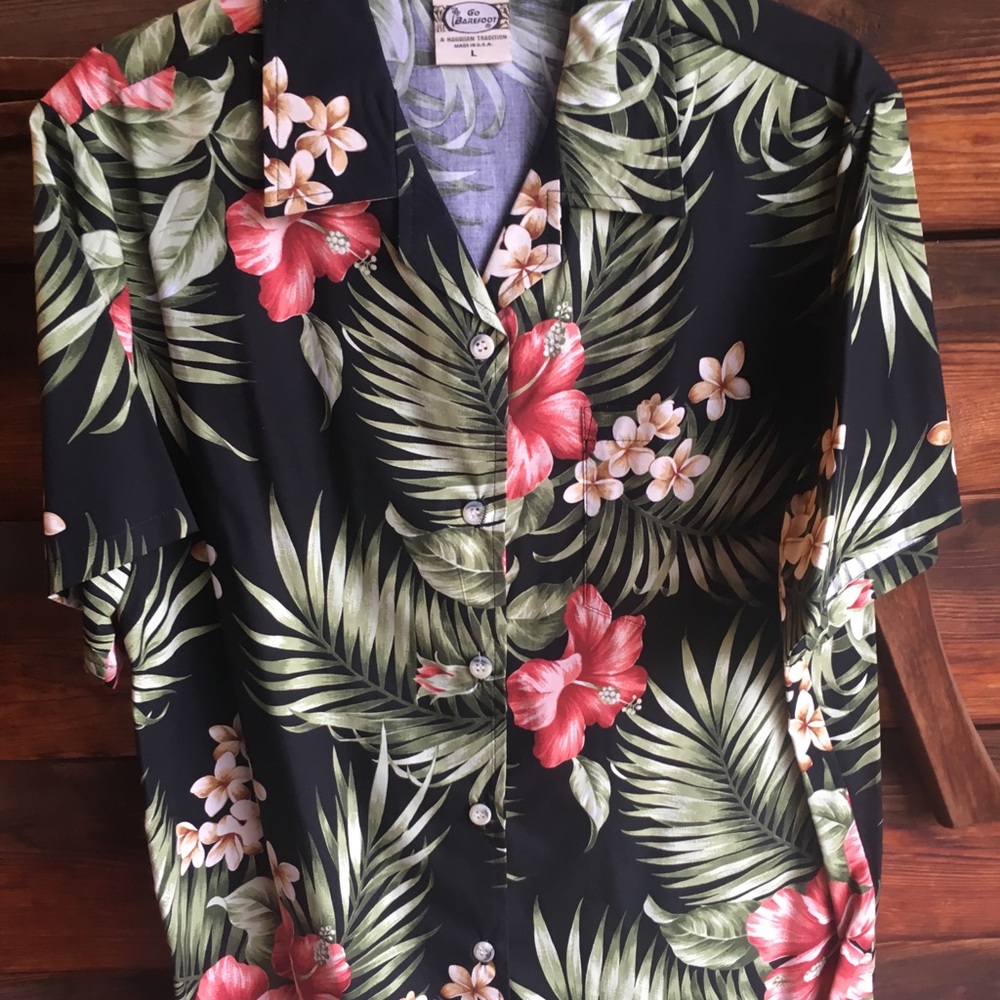 New Ladies Aloha shirt size L